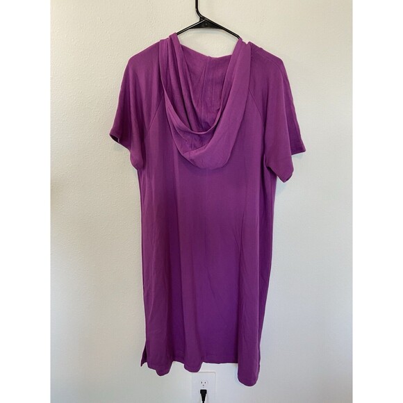 Livi Active French Terry  Sweatshirt Hoodie Dress 14/16 Fuschia Pink Womens New - Picture 7 of 12